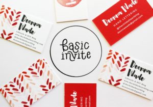 Basic Invite Logo Cards