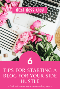 Starting a blog for your side hustle